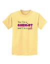 Yes I am a Chemist Girl Childrens T-Shirt-Childrens T-Shirt-TooLoud-Daffodil-Yellow-X-Small-Davson Sales