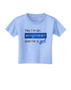 Yes I am a Engineer Girl Toddler T-Shirt-Toddler T-Shirt-TooLoud-Aquatic-Blue-2T-Davson Sales