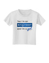 Yes I am a Engineer Girl Toddler T-Shirt-Toddler T-Shirt-TooLoud-White-2T-Davson Sales