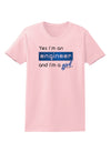 Yes I am a Engineer Girl Womens T-Shirt-Womens T-Shirt-TooLoud-PalePink-X-Small-Davson Sales