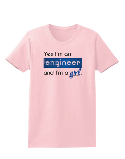 Yes I am a Engineer Girl Womens T-Shirt-Womens T-Shirt-TooLoud-PalePink-X-Small-Davson Sales