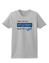 Yes I am a Engineer Girl Womens T-Shirt-Womens T-Shirt-TooLoud-AshGray-X-Small-Davson Sales