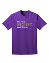 Yes I am a Mechanic Girl Adult Dark T-Shirt-Mens T-Shirt-TooLoud-Purple-Small-Davson Sales