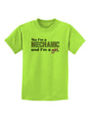 Yes I am a Mechanic Girl Childrens T-Shirt-Childrens T-Shirt-TooLoud-Lime-Green-X-Small-Davson Sales