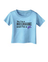 Yes I am a Mechanic Girl Infant T-Shirt-Infant T-Shirt-TooLoud-Aquatic-Blue-06-Months-Davson Sales