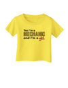 Yes I am a Mechanic Girl Infant T-Shirt-Infant T-Shirt-TooLoud-Yellow-06-Months-Davson Sales