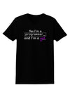 Yes I am a Programmer Girl Womens Dark T-Shirt-TooLoud-Black-X-Small-Davson Sales