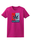 Yes We Cannabis - Marijuana Leaf Womens Dark T-Shirt-Womens T-Shirt-TooLoud-Hot-Pink-Small-Davson Sales