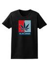 Yes We Cannabis - Marijuana Leaf Womens Dark T-Shirt-Womens T-Shirt-TooLoud-Black-X-Small-Davson Sales