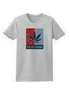 Yes We Cannabis - Marijuana Leaf Womens T-Shirt-Womens T-Shirt-TooLoud-AshGray-X-Small-Davson Sales