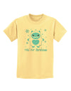 Yeti (Ready) for Christmas - Abominable Snowman Childrens T-Shirt-Childrens T-Shirt-TooLoud-Daffodil-Yellow-X-Small-Davson Sales