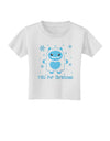 Yeti (Ready) for Christmas - Abominable Snowman Toddler T-Shirt-Toddler T-Shirt-TooLoud-White-2T-Davson Sales