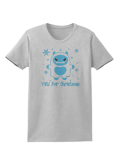 Yeti (Ready) for Christmas - Abominable Snowman Womens T-Shirt-Womens T-Shirt-TooLoud-AshGray-X-Small-Davson Sales