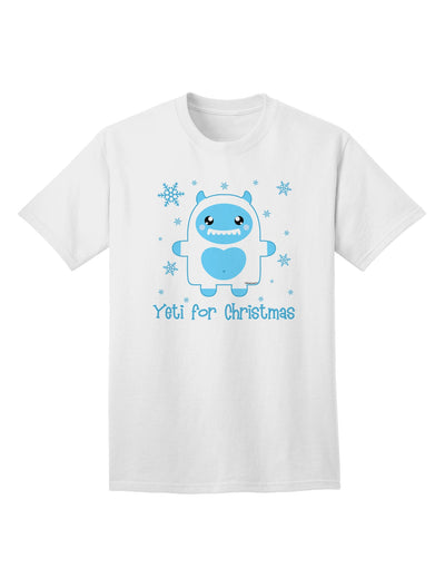 Yeti (Ready) for Christmas - Premium Abominable Snowman Adult T-Shirt for Festive Season-Mens T-shirts-TooLoud-White-Small-Davson Sales