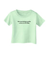 You Can See the Look On My Face - Funny Infant T-Shirt-Infant T-Shirt-TooLoud-Light-Green-06-Months-Davson Sales