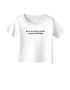 You Can See the Look On My Face - Funny Infant T-Shirt-Infant T-Shirt-TooLoud-White-06-Months-Davson Sales