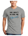 You Don't Scare Me - I Have Sons Adult V-Neck T-shirt by TooLoud-Mens V-Neck T-Shirt-TooLoud-HeatherGray-Small-Davson Sales