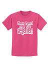 You Had Me at Hola Childrens Dark T-Shirt by TooLoud-Childrens T-Shirt-TooLoud-Sangria-X-Small-Davson Sales