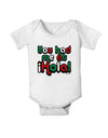 You Had Me at Hola - Mexican Flag Colors Baby Romper Bodysuit by TooLoud-Baby Romper-TooLoud-White-06-Months-Davson Sales