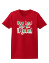 You Had Me at Hola - Mexican Flag Colors Womens Dark T-Shirt by TooLoud-Womens T-Shirt-TooLoud-Red-X-Small-Davson Sales