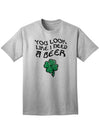 You Look Like I Need A Beer Adult Unisex St Patrick's Day T-Shirt-TooLoud-Ash Gray-Small-Davson Sales