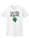 You Look Like I Need A Beer Adult Womens St. Patrick's Day T-Shirt-TooLoud-White-Small-Davson Sales