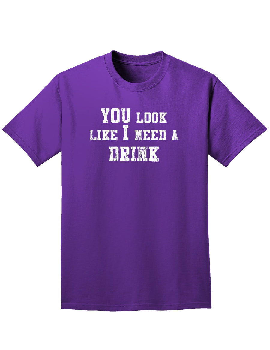You Look Like I Need a Drink Adult Dark T-Shirt-Mens T-Shirt-TooLoud-Black-Small-Davson Sales