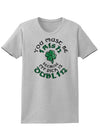 You Must Be Irish Because Adult Womens St. Patrick's Day T-Shirt-TooLoud-Ash Gray-Small-Davson Sales