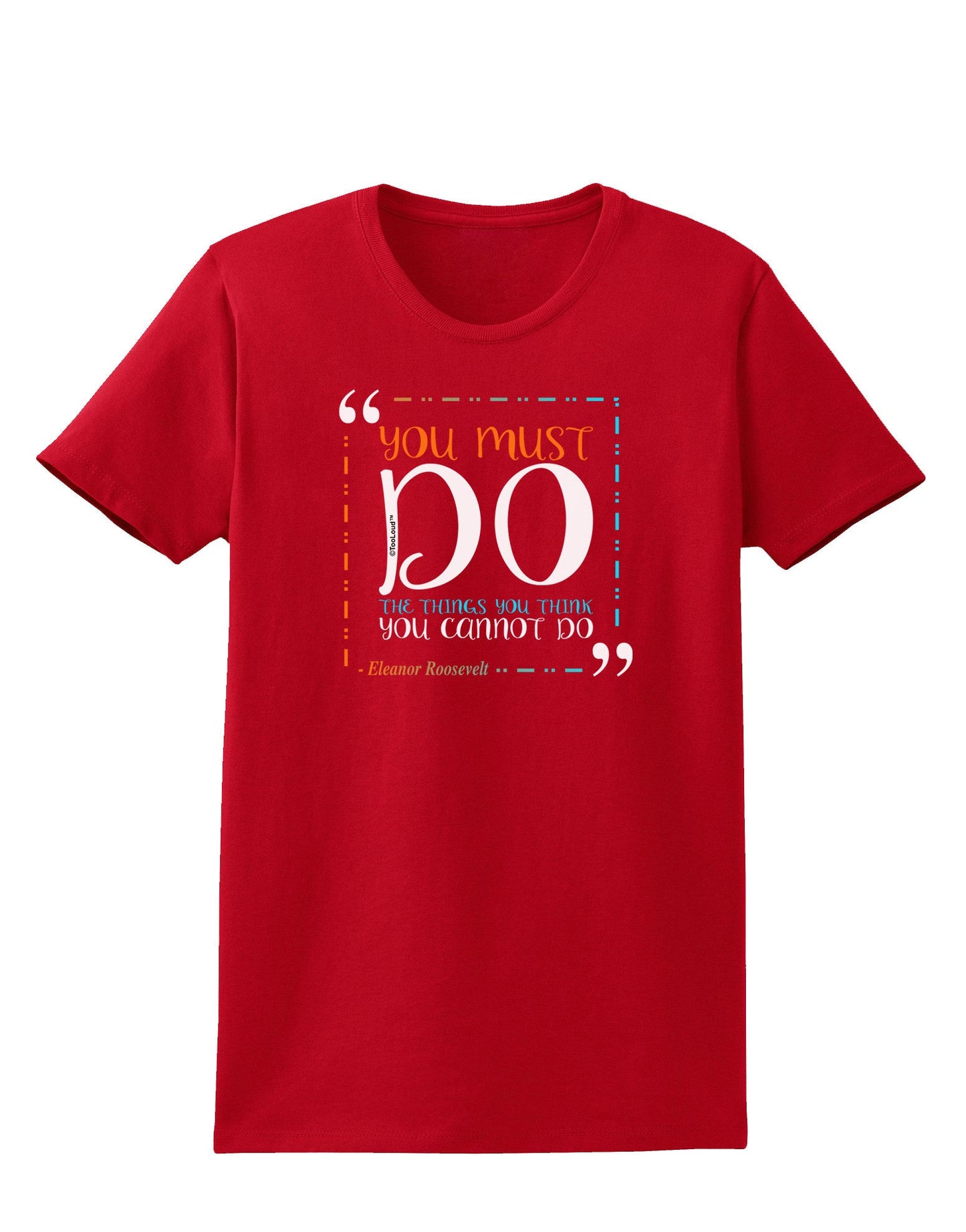 You Must Eleanor R Womens Dark T-Shirt-Womens T-Shirt-TooLoud-Red-X-Small-Davson Sales