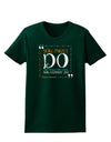 You Must Eleanor R Womens Dark T-Shirt-Womens T-Shirt-TooLoud-Forest-Green-Small-Davson Sales