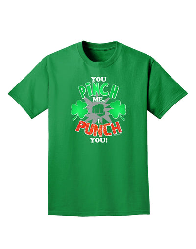 You Pinch Me I Punch You Adult Dark T-Shirt-Mens T-Shirt-TooLoud-Kelly-Green-Small-Davson Sales