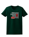 You Turn Me On Switch Womens Dark T-Shirt-Womens T-Shirt-TooLoud-Forest-Green-Small-Davson Sales