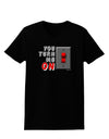 You Turn Me On Switch Womens Dark T-Shirt-Womens T-Shirt-TooLoud-Black-X-Small-Davson Sales