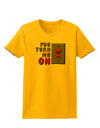 You Turn Me On Switch Womens T-Shirt-Womens T-Shirt-TooLoud-Gold-X-Small-Davson Sales