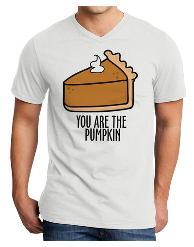 You are the PUMPKIN Adult V-Neck T-shirt-Mens T-Shirt-TooLoud-White-Small-Davson Sales