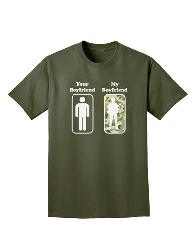 Your Boyfriend My Boyfriend Adult Dark T-Shirt-Mens T-Shirt-TooLoud-Military-Green-Small-Davson Sales