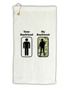 Your Boyfriend My Boyfriend Micro Terry Gromet Golf Towel 16 x 25 inch by TooLoud-Golf Towel-TooLoud-White-Davson Sales