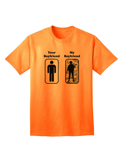 Your Boyfriend My Boyfriend Premium Adult T-Shirt - A Statement of Distinction-Mens T-shirts-TooLoud-Neon-Orange-Small-Davson Sales