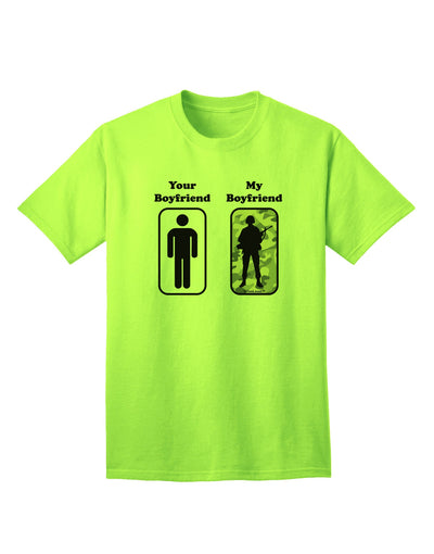 Your Boyfriend My Boyfriend Premium Adult T-Shirt - A Statement of Distinction-Mens T-shirts-TooLoud-Neon-Green-Small-Davson Sales
