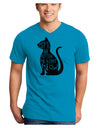 You've Cat To Be Kitten Me Right Meow Adult V-Neck T-shirt-Mens V-Neck T-Shirt-TooLoud-Turquoise-Small-Davson Sales