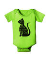 You've Cat To Be Kitten Me Right Meow Baby Romper Bodysuit-Baby Romper-TooLoud-Lime-Green-06-Months-Davson Sales