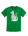 You've Cat To Be Kitten Me Right Meow Childrens Dark T-Shirt-Childrens T-Shirt-TooLoud-Kelly-Green-X-Small-Davson Sales