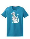 You've Cat To Be Kitten Me Right Meow Womens Dark T-Shirt-TooLoud-Turquoise-X-Small-Davson Sales