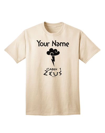 Zeus Adult T-Shirt - Personalized Cabin 1 Collection-Mens T-shirts-TooLoud-Natural-Small-Davson Sales