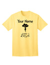 Zeus Adult T-Shirt - Personalized Cabin 1 Collection-Mens T-shirts-TooLoud-Yellow-Small-Davson Sales