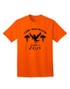 Zeus Adult T-Shirt from Camp Half Blood Cabin 1 - A Must-Have for Fans of TooLoud-Mens T-shirts-TooLoud-Small-Orange-Davson Sales