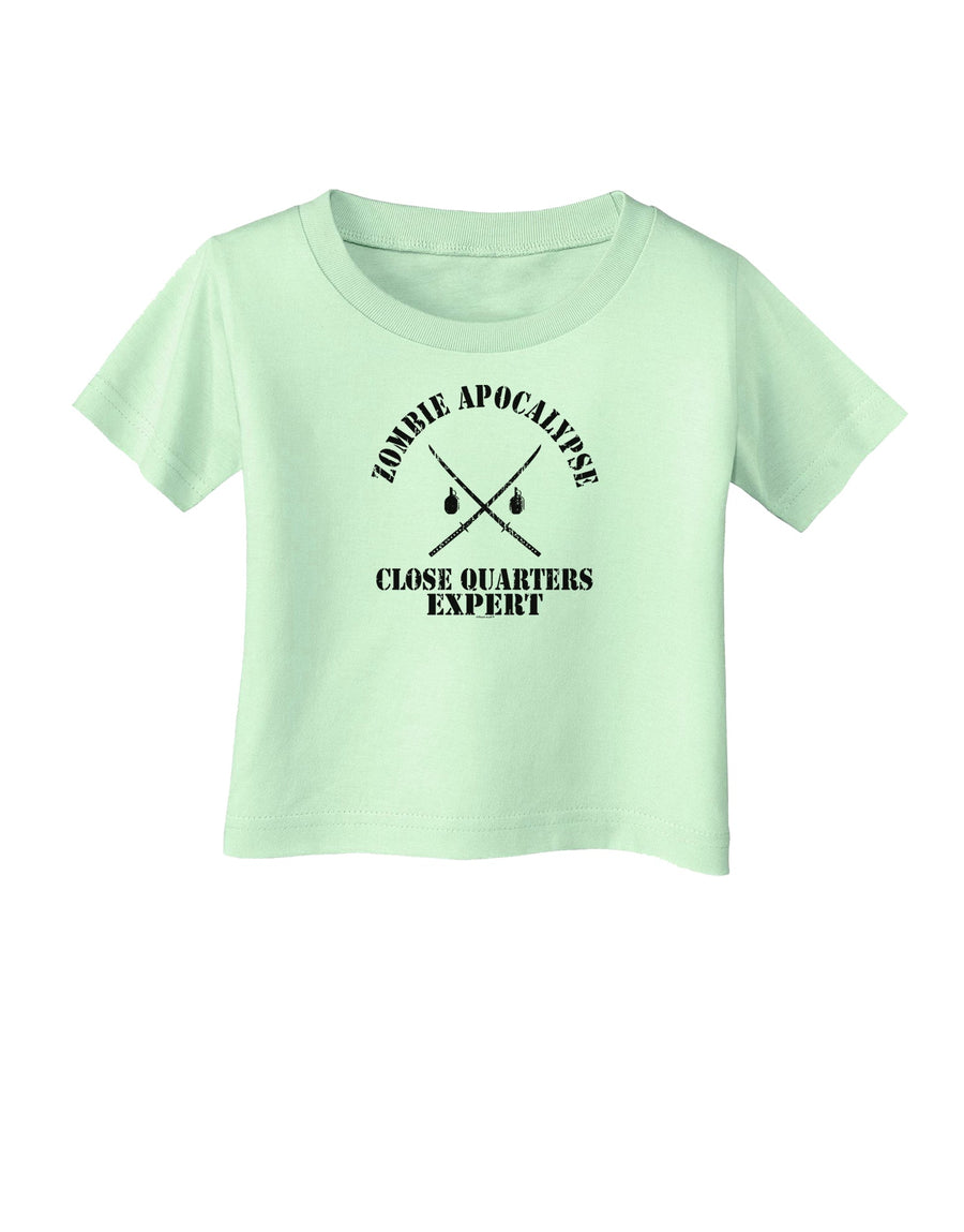 Zombie Apocalypse Close Quarters Expert Infant T-Shirt-Infant T-Shirt-TooLoud-White-06-Months-Davson Sales