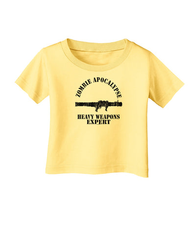 Zombie Apocalypse Group Heavy Weapons Infant T-Shirt-Infant T-Shirt-TooLoud-Daffodil-Yellow-06-Months-Davson Sales