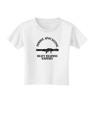 Zombie Apocalypse Group Heavy Weapons Toddler T-Shirt-Toddler T-Shirt-TooLoud-White-2T-Davson Sales