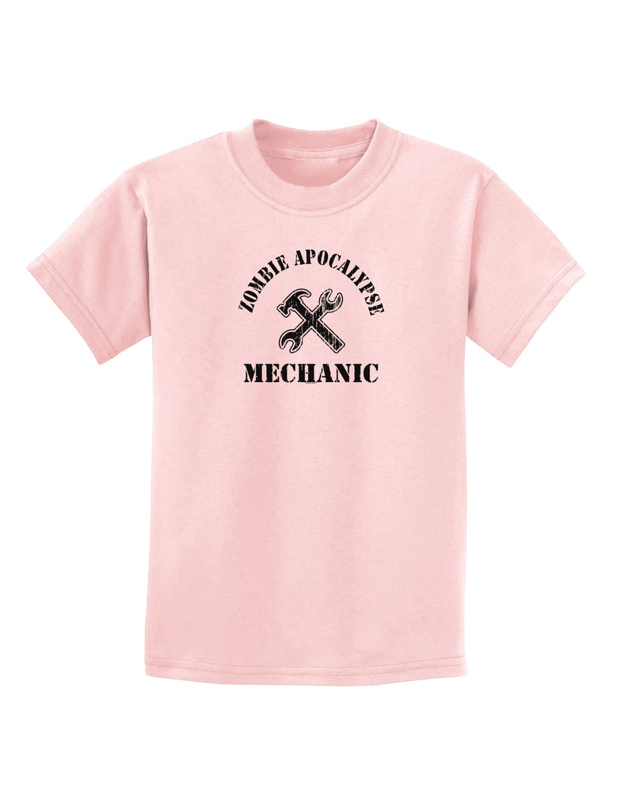 Zombie Apocalypse Group Role Mechanic Childrens T-Shirt-Childrens T-Shirt-TooLoud-White-X-Small-Davson Sales